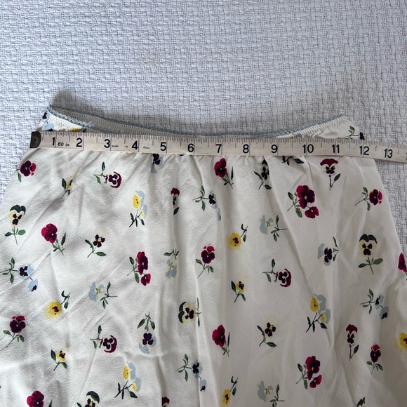 DOEN GAP Cream Floral A-Line Girls' Skirt - Picture 3 of 7